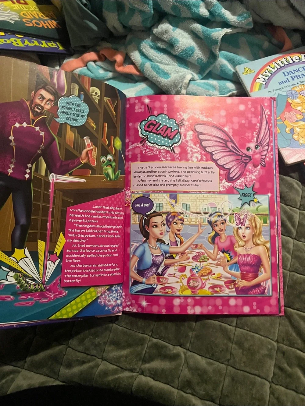 Barbie Princess Power Pink & Purple Guest Book